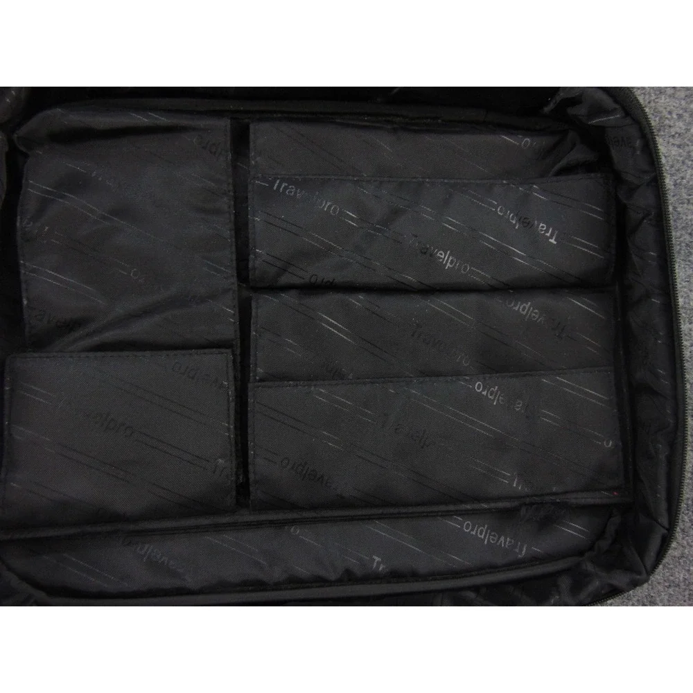 Travelpro Attachables Mens B4 Black Solid Organizer Briefcase Work Travel Bag